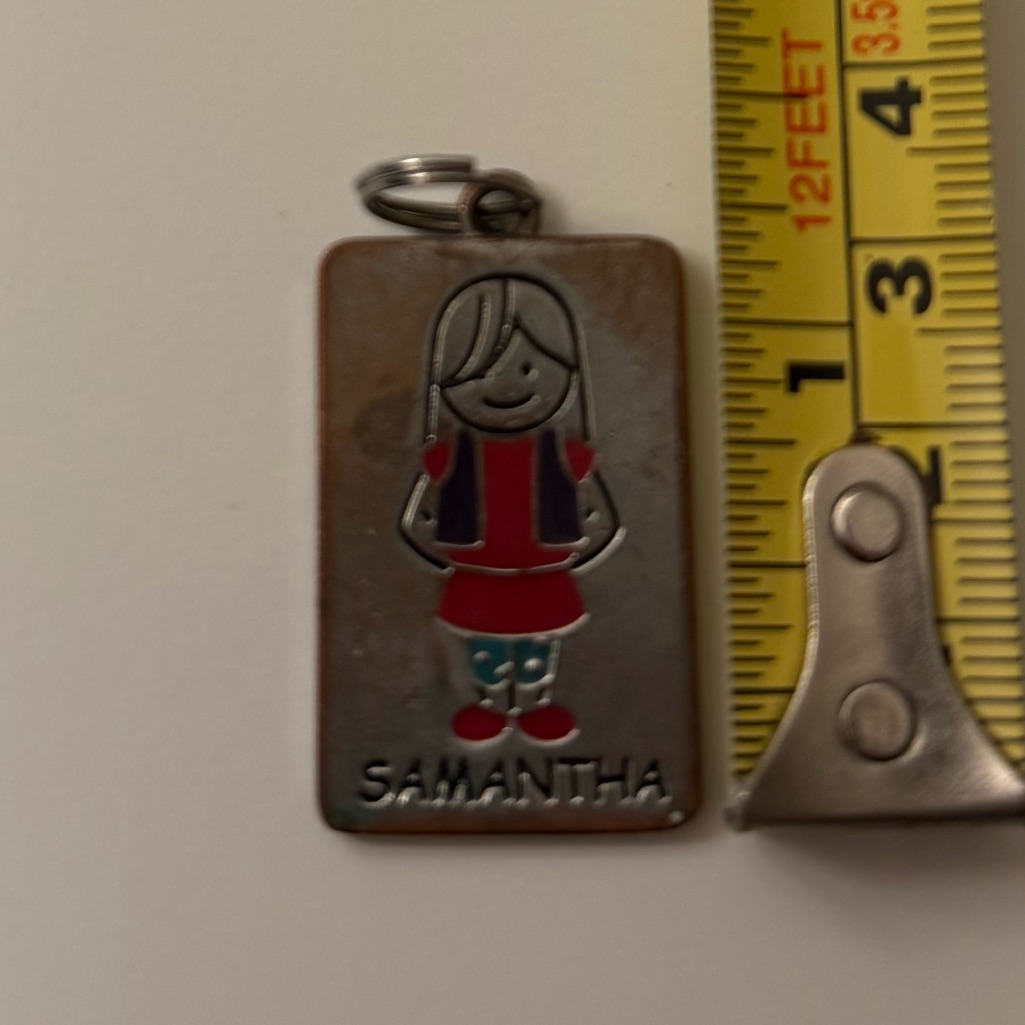 Ganz Kids Tag Charms - Keyring And Necklace - Samantha